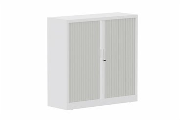 ARMOIRES A RIDEAUX - Largeur 120 cm - Armoire à rideaux H118xL120cm 2 tablettes