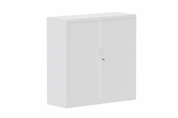 ARMOIRES A RIDEAUX - Largeur 120 cm - Armoire à rideaux H118xL120cm 2 tablettes