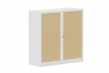 ARMOIRES A RIDEAUX - Largeur 120 cm - Armoire à rideaux H118xL120cm 2 tablettes