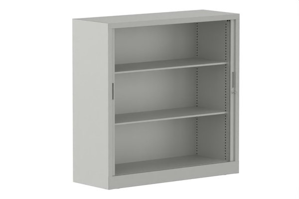 ARMOIRES A RIDEAUX - Largeur 120 cm - Armoire à rideaux H118xL120cm 2 tablettes