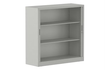 ARMOIRES A RIDEAUX - Largeur 120 cm - Armoire à rideaux H118xL120cm 2 tablettes