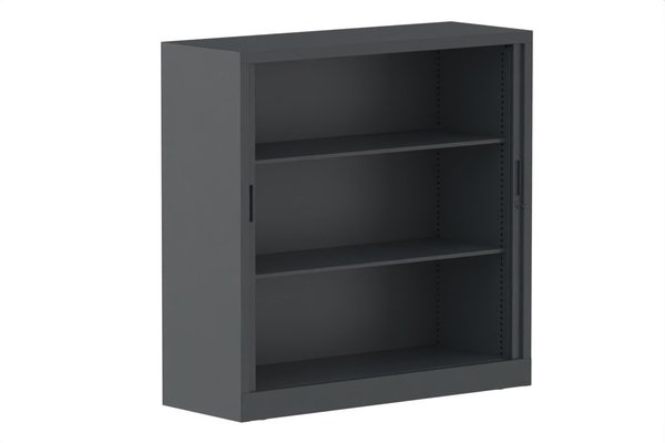 ARMOIRES A RIDEAUX - Largeur 120 cm - Armoire à rideaux H118xL120cm 2 tablettes