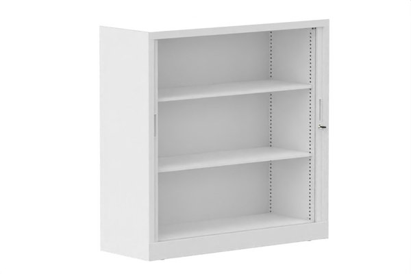 ARMOIRES A RIDEAUX - Largeur 120 cm - Armoire à rideaux H118xL120cm 2 tablettes