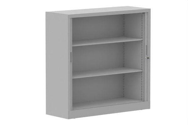 ARMOIRES A RIDEAUX - Largeur 120 cm - Armoire à rideaux H118xL120cm 2 tablettes
