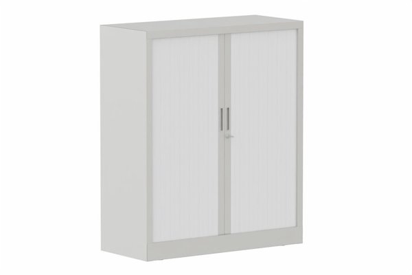 ARMOIRES A RIDEAUX - Largeur 100 cm - Armoire à rideaux H118xL100cm 2 tablettes