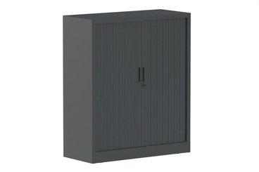 ARMOIRES A RIDEAUX - Largeur 100 cm - Armoire à rideaux H118xL100cm 2 tablettes