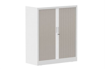 ARMOIRES A RIDEAUX - Largeur 100 cm - Armoire à rideaux H118xL100cm 2 tablettes
