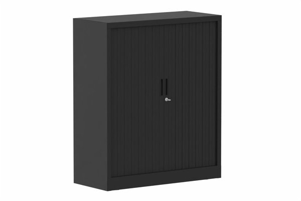 ARMOIRES A RIDEAUX - Largeur 100 cm - Armoire à rideaux H118xL100cm 2 tablettes