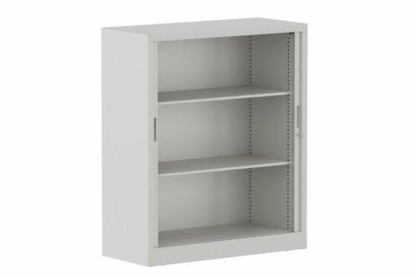 ARMOIRES A RIDEAUX - Largeur 100 cm - Armoire à rideaux H118xL100cm 2 tablettes