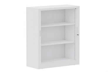 ARMOIRES A RIDEAUX - Largeur 100 cm - Armoire à rideaux H118xL100cm 2 tablettes