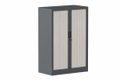 Armoire à rideaux H118xL080cm 2 tablettes