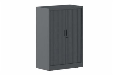 ARMOIRES A RIDEAUX - Largeur 80 cm - Armoire à rideaux H118xL080cm 2 tablettes