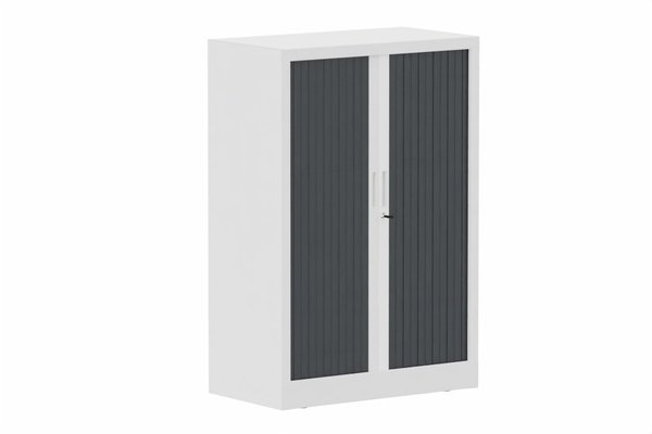 ARMOIRES A RIDEAUX - Largeur 80 cm - Armoire à rideaux H118xL080cm 2 tablettes