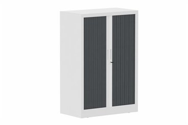 ARMOIRES A RIDEAUX - Largeur 80 cm - Armoire à rideaux H118xL080cm 2 tablettes