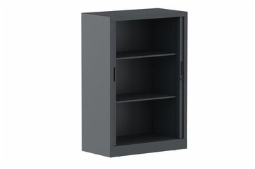 ARMOIRES A RIDEAUX - Largeur 80 cm - Armoire à rideaux H118xL080cm 2 tablettes