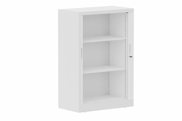 ARMOIRES A RIDEAUX - Largeur 80 cm - Armoire à rideaux H118xL080cm 2 tablettes