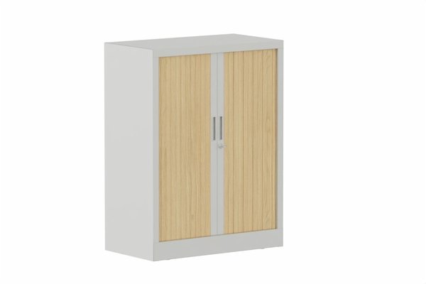 ARMOIRES A RIDEAUX - Largeur 80 cm - Armoire à rideaux H105xL080cm 2 tablettes
