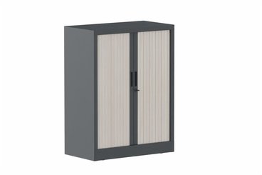 ARMOIRES A RIDEAUX - Largeur 80 cm - Armoire à rideaux H105xL080cm 2 tablettes