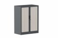 Armoire à rideaux H105xL080cm 2 tablettes
