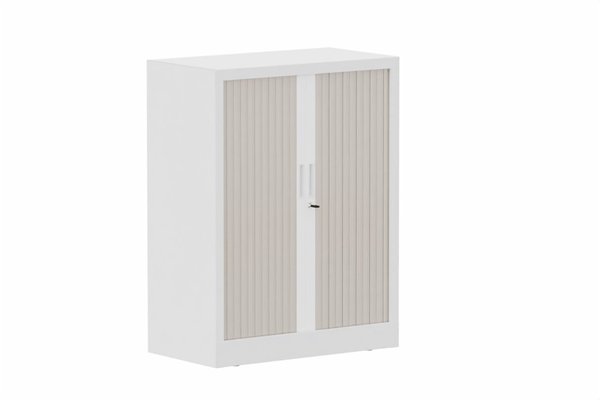 ARMOIRES A RIDEAUX - Largeur 80 cm - Armoire à rideaux H105xL080cm 2 tablettes