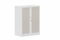 Armoire à rideaux H105xL080cm 2 tablettes