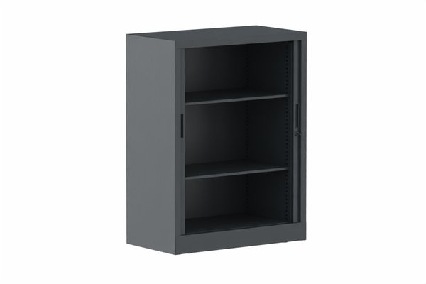ARMOIRES A RIDEAUX - Largeur 80 cm - Armoire à rideaux H105xL080cm 2 tablettes