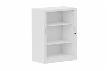 ARMOIRES A RIDEAUX - Largeur 80 cm - Armoire à rideaux H105xL080cm 2 tablettes