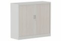Armoire à rideaux H105xL120cm 2 tablettes
