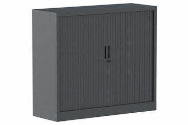 ARMOIRES A RIDEAUX - Largeur 120 cm - Armoire à rideaux H105xL120cm 2 tablettes