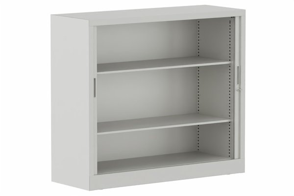 ARMOIRES A RIDEAUX - Largeur 120 cm - Armoire à rideaux H105xL120cm 2 tablettes