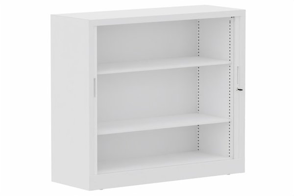 ARMOIRES A RIDEAUX - Largeur 120 cm - Armoire à rideaux H105xL120cm 2 tablettes