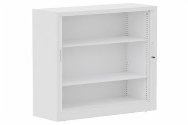 ARMOIRES A RIDEAUX - Largeur 120 cm - Armoire à rideaux H105xL120cm 2 tablettes