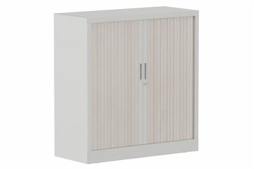 ARMOIRES A RIDEAUX - Largeur 100 cm - Armoire à rideaux H105xL100cm 2 tablettes