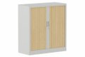 Armoire à rideaux H105xL100cm 2 tablettes