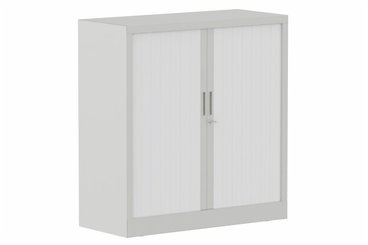 ARMOIRES A RIDEAUX - Largeur 100 cm - Armoire à rideaux H105xL100cm 2 tablettes
