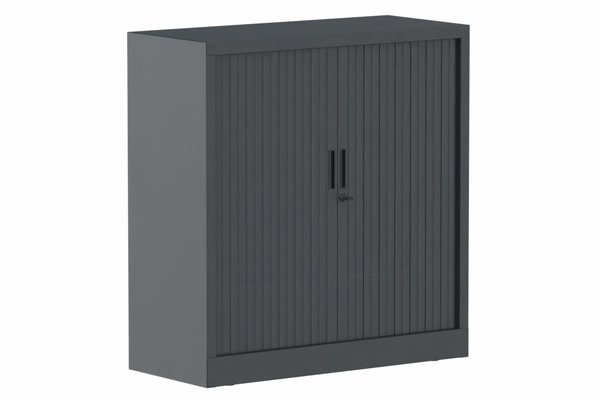 ARMOIRES A RIDEAUX - Largeur 100 cm - Armoire à rideaux H105xL100cm 2 tablettes