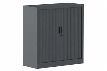 ARMOIRES A RIDEAUX - Largeur 100 cm - Armoire à rideaux H105xL100cm 2 tablettes