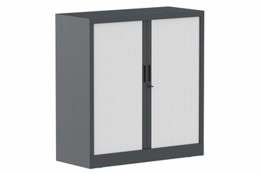 ARMOIRES A RIDEAUX - Largeur 100 cm - Armoire à rideaux H105xL100cm 2 tablettes
