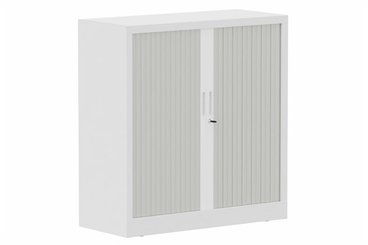 ARMOIRES A RIDEAUX - Largeur 100 cm - Armoire à rideaux H105xL100cm 2 tablettes