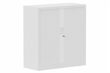 ARMOIRES A RIDEAUX - Largeur 100 cm - Armoire à rideaux H105xL100cm 2 tablettes