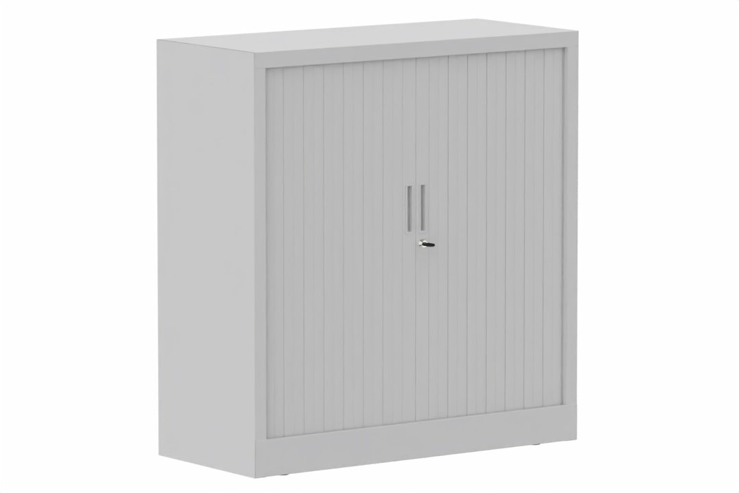 Armoire à rideaux H105xL100cm 2 tablettes