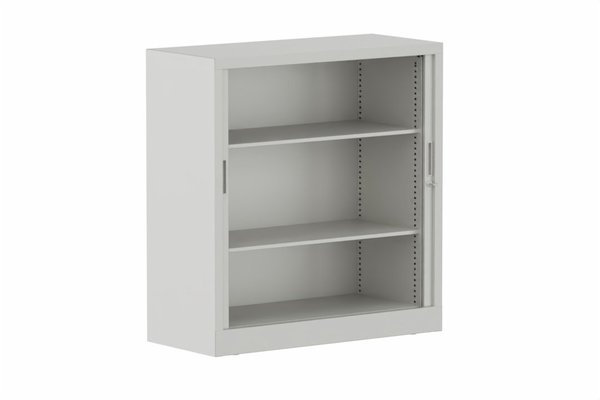 ARMOIRES A RIDEAUX - Largeur 100 cm - Armoire à rideaux H105xL100cm 2 tablettes