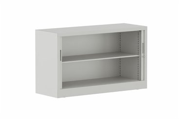 ARMOIRES A RIDEAUX - Largeur 120 cm - Armoire à rideaux H69.5xL120cm 1 tablette