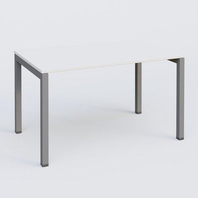 Gamme K3 - Plans droits - Plan droit 140x80cm blanc/aluminium - sur délai