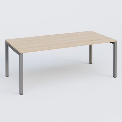 Gamme K3 - Plans droits - K3 plan droit 200x100cm, plateau hêtre, structure aluminium