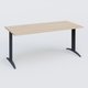 Plan droit, pieds fixes, 160x70cm, plateau hêtre, structure anthracite