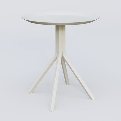 TABLES BASSES - Pieds Métal - Table Basse Fashion Styl HT 47 piètement 4 branches et plateau métal D 47