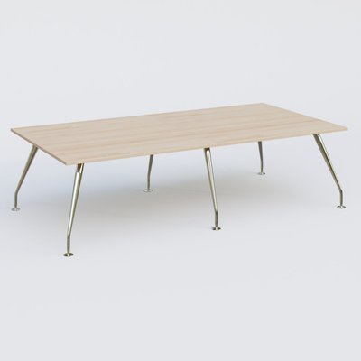 [Pas de famille] - [Pas de sous famille] - K5 table bench 280*145 cm. Plateau Hêtre et pietement Chrome avec base chromé.
