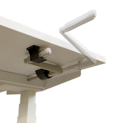 [Pas de famille] - [Pas de sous famille] - Poste solo 120*80 réglable en hauteur manuel 70-116 cm gamme KPro1. Plateau Hêtre et pietement Noir.