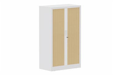 ARMOIRES A RIDEAUX - Largeur 80 cm - Armoire à rideaux H135xL080cm 2 tablettes